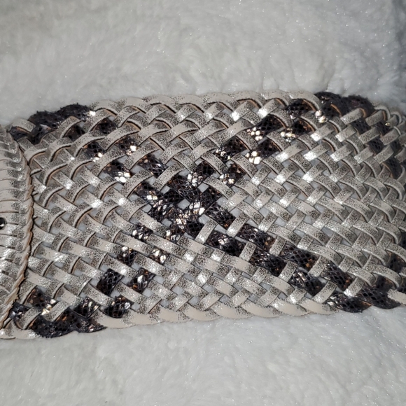 WHBM Metallic Woven Belt main image 3
